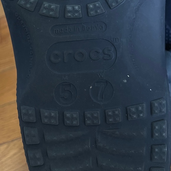 Navy Croc Slides - Picture 3 of 6